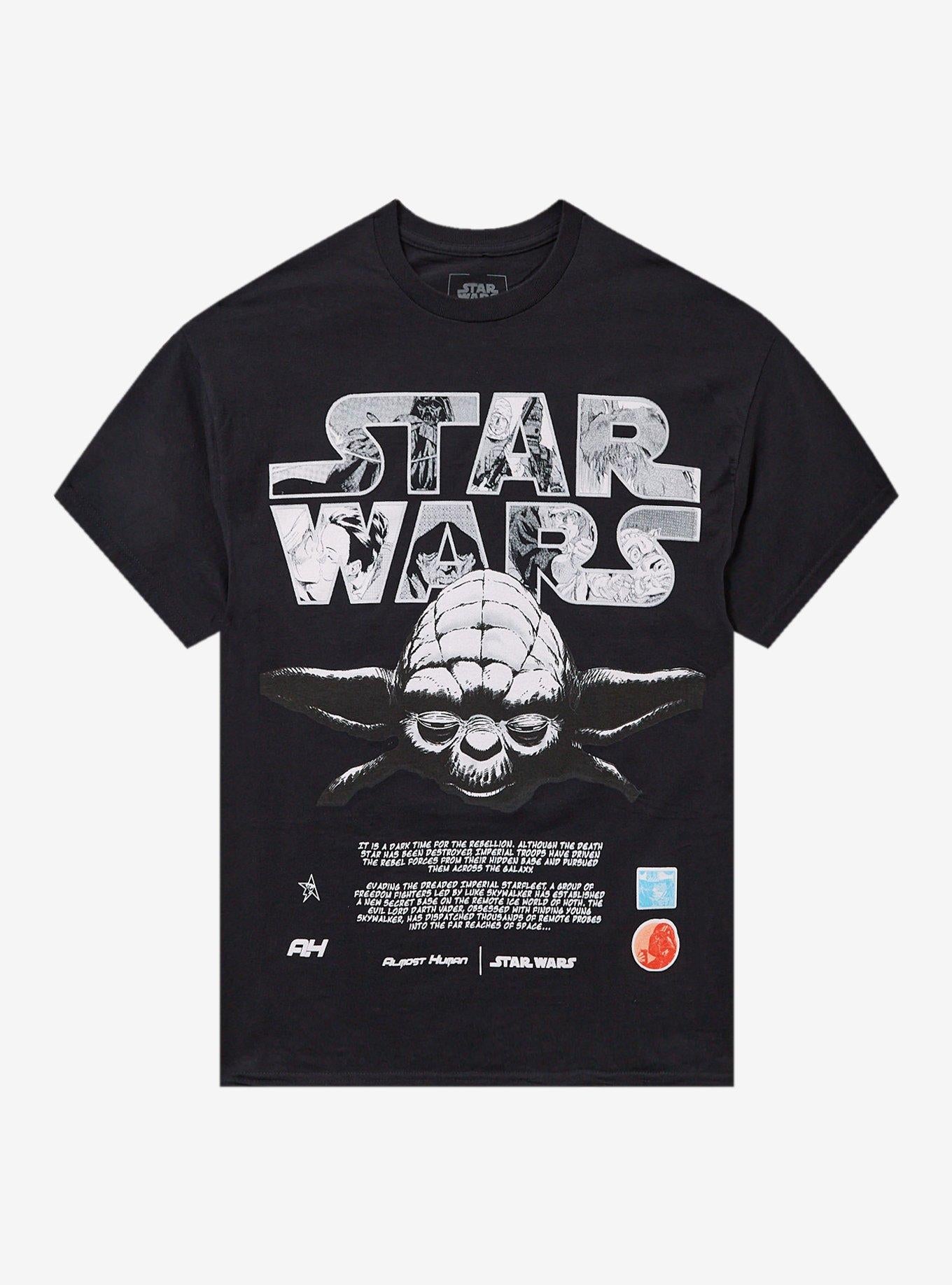 Star Wars Manga Yoda Two-Sided By Almost Human T-Shirt | Trending Graphic Tee For Fans