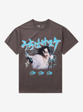 Naruto Shippuden Sasuke Electric Blue T-Shirt | Trending Graphic Tee For Fans