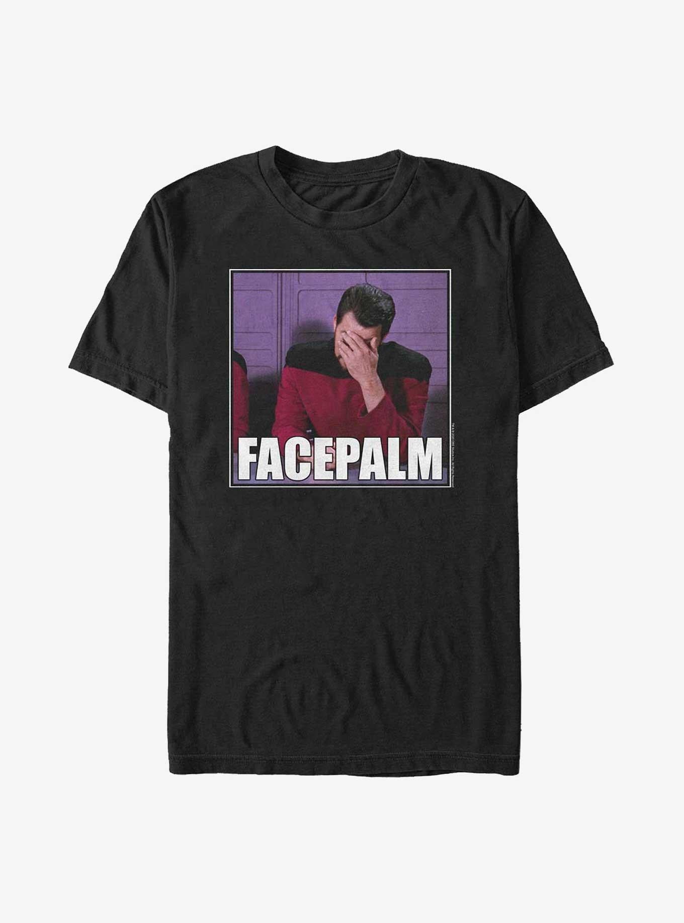 Star Trek Facepalm Meme T-Shirt | Trending Graphic Tee For Fans