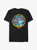 Star Trek USS Enterprise Stained Glass To Boldly Go T-Shirt | Trending Graphic Tee For Fans