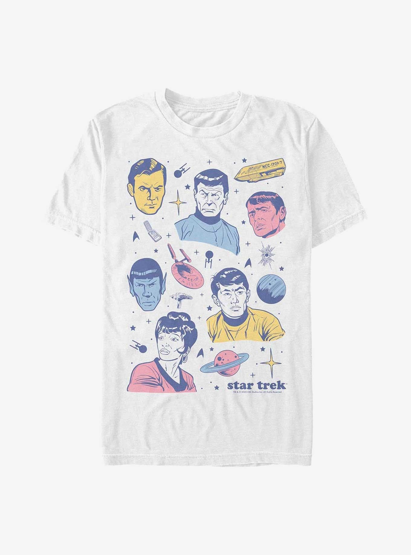 Star Trek Pastel Crew T-Shirt | Trending Graphic Tee For Fans