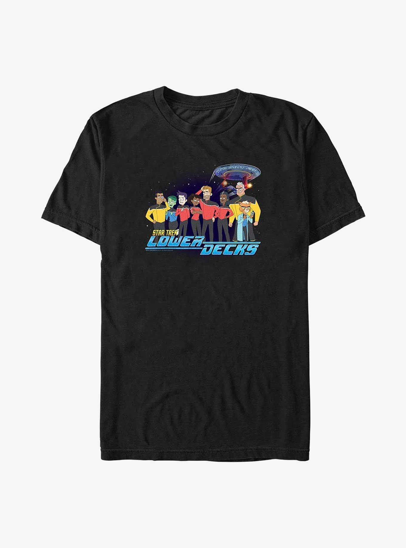 Star Trek Lower Decks Group Shot T-Shirt | Trending Graphic Tee For Fans