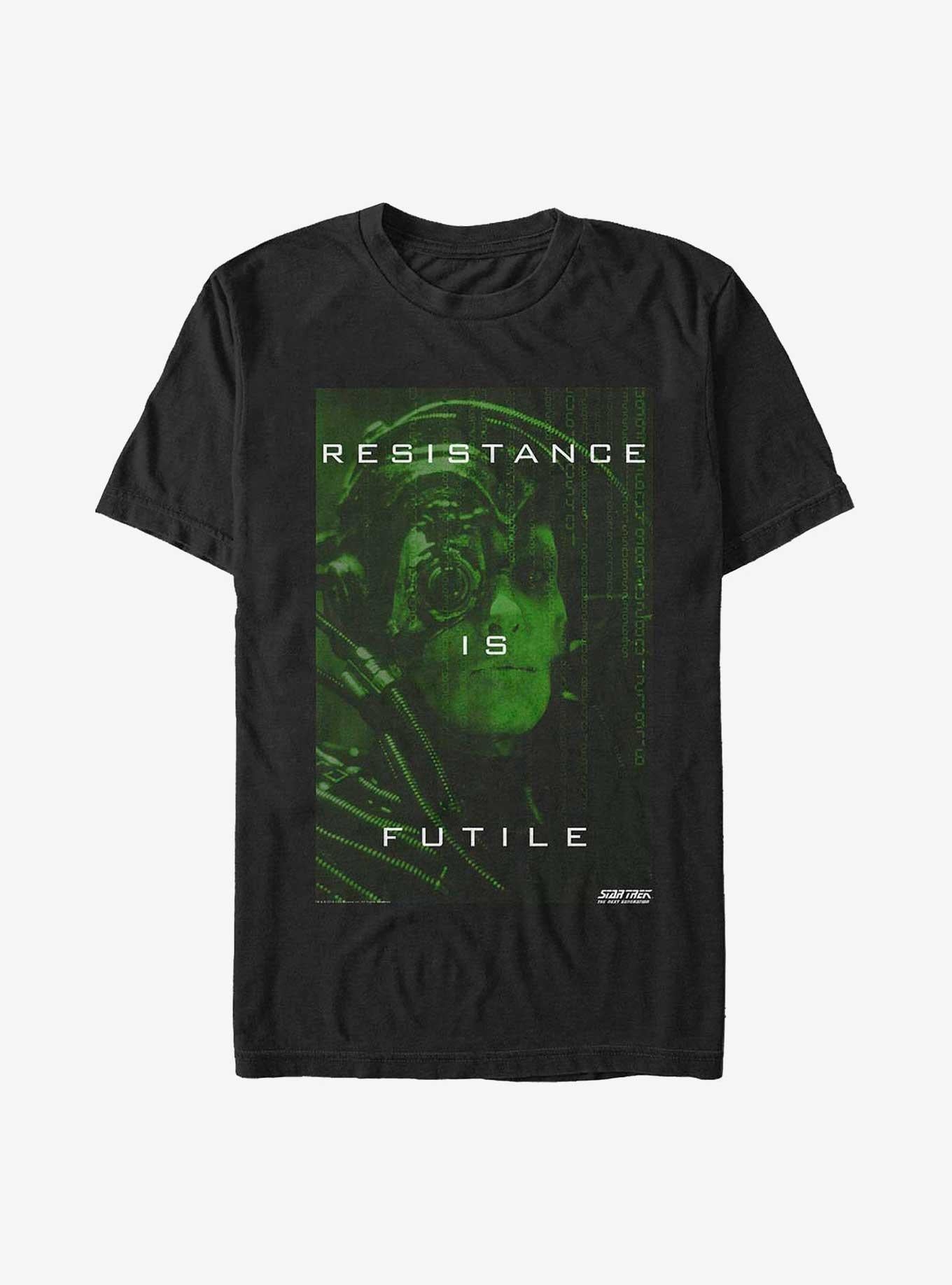 Star Trek Resistance Is Futile T-Shirt | Trending Graphic Tee For Fans