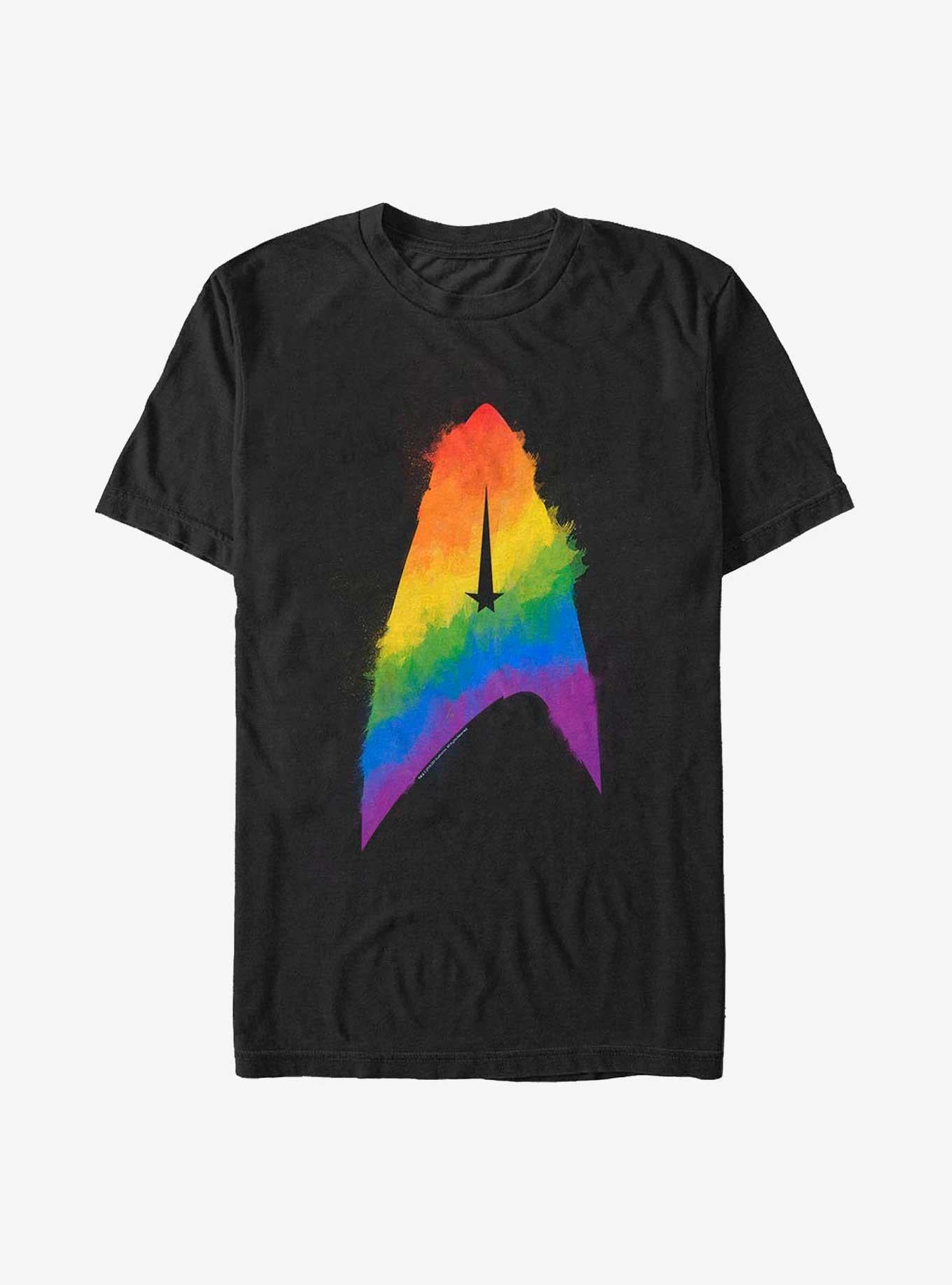 Star Trek Pride Paint Badge T-Shirt | Trending Graphic Tee For Fans