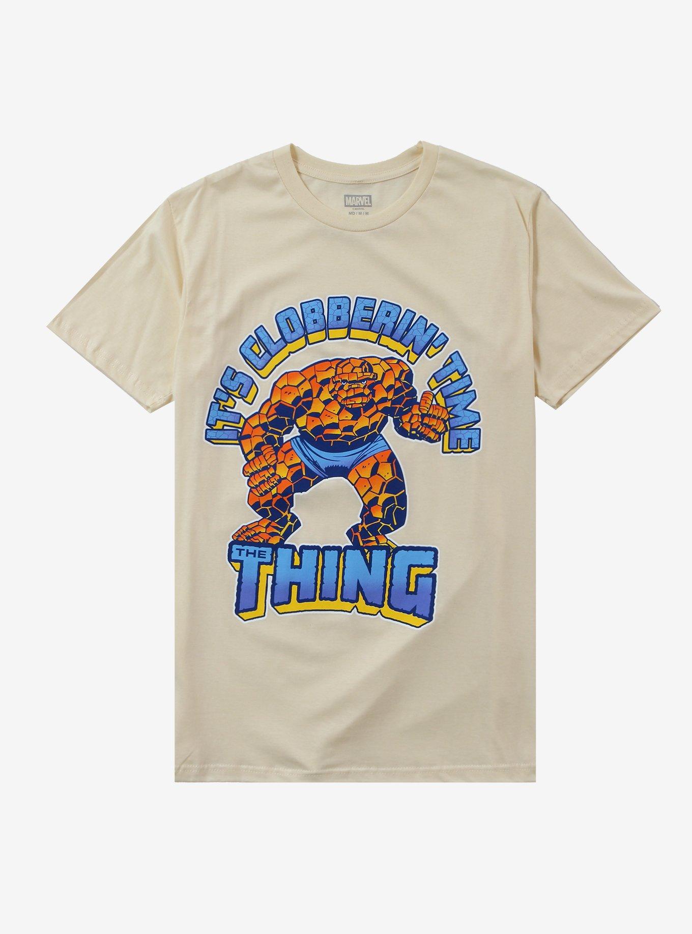 Marvel The Fantastic Four The Thing Clobberin' Time T-Shirt | Trending Graphic Tee For Fans