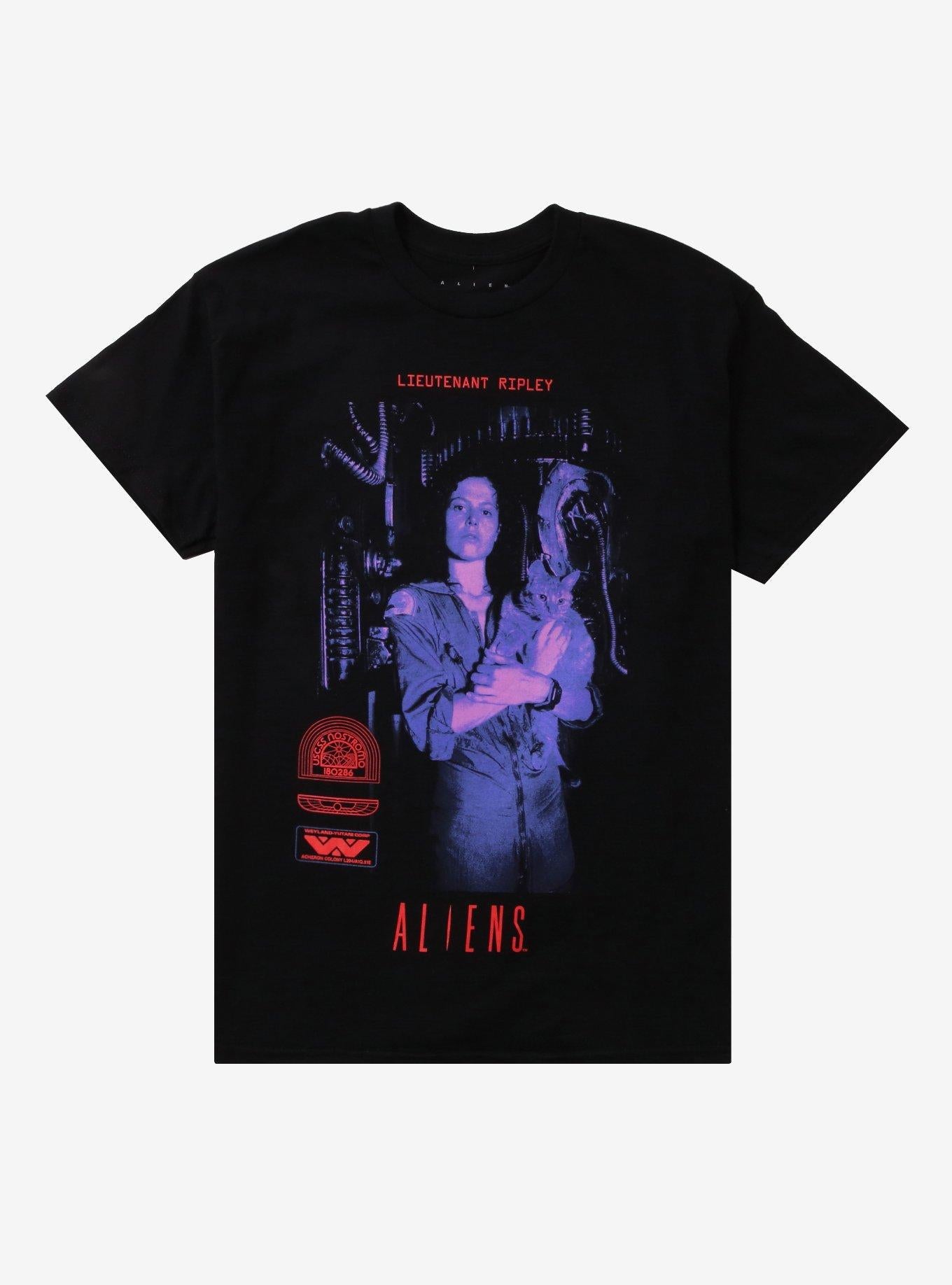 Aliens Lieutenant Ripley Portrait T-Shirt | Trending Graphic Tee For Fans