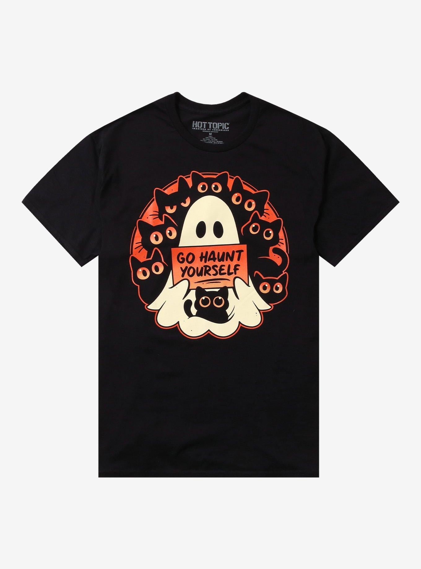 Haunt Yourself Ghost By Snouleaf T-Shirt | Trending Graphic Tee For Fans