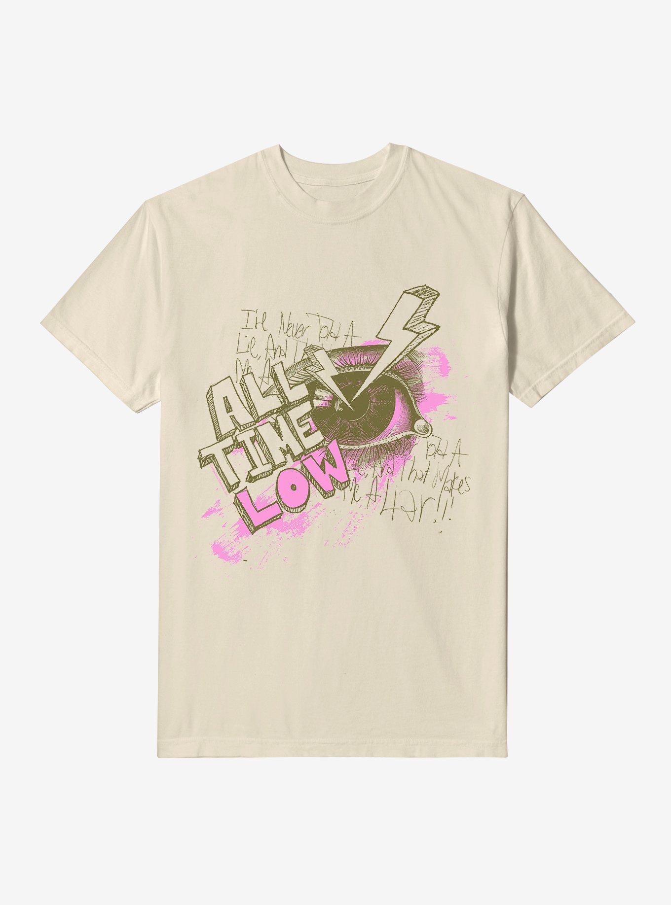 All Time Low Eye Bolt Gament Dye T-Shirt | Trending Graphic Tee For Fans