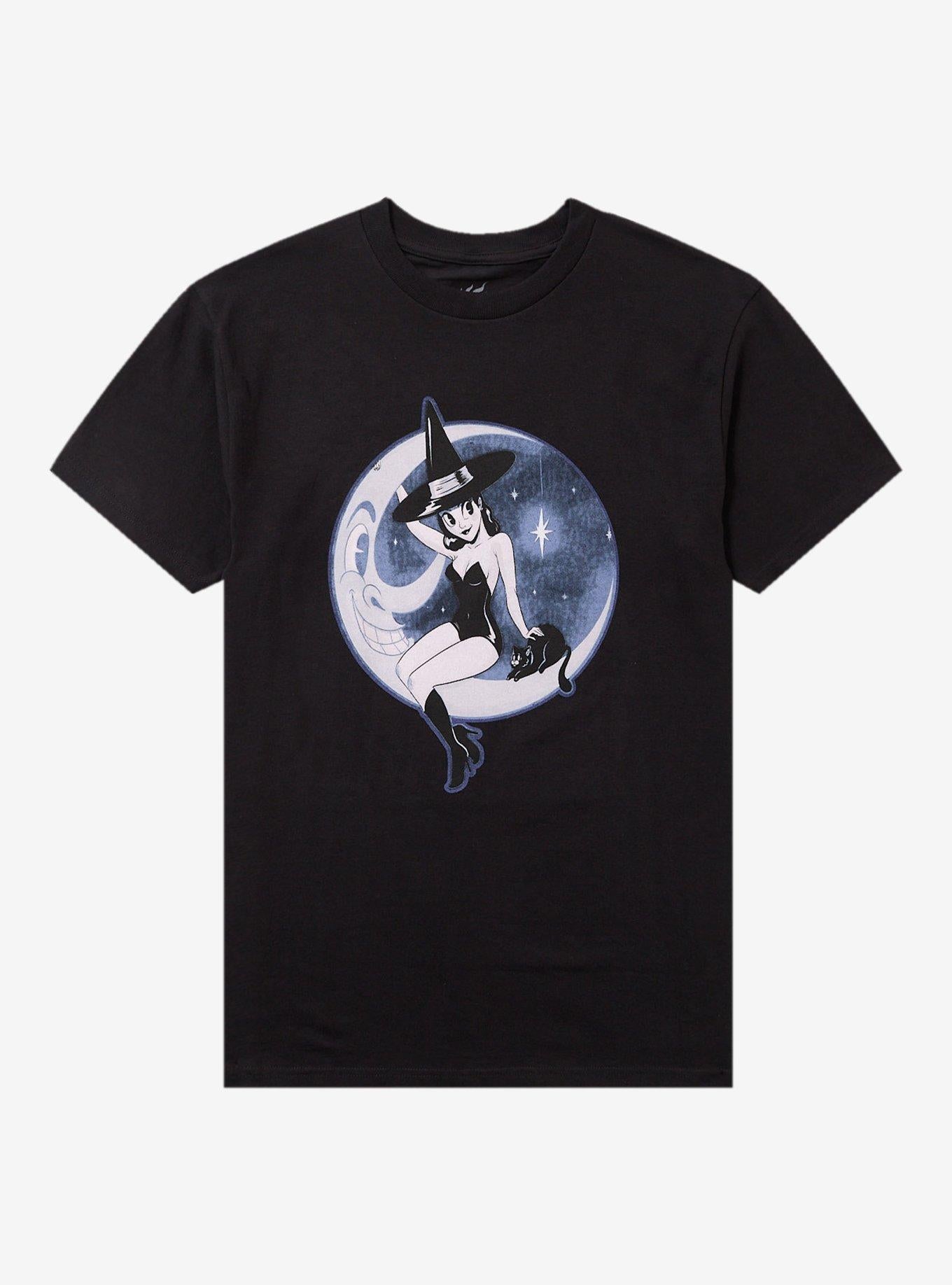 Spicy Donut Moon Witch T-Shirt | Trending Graphic Tee For Fans