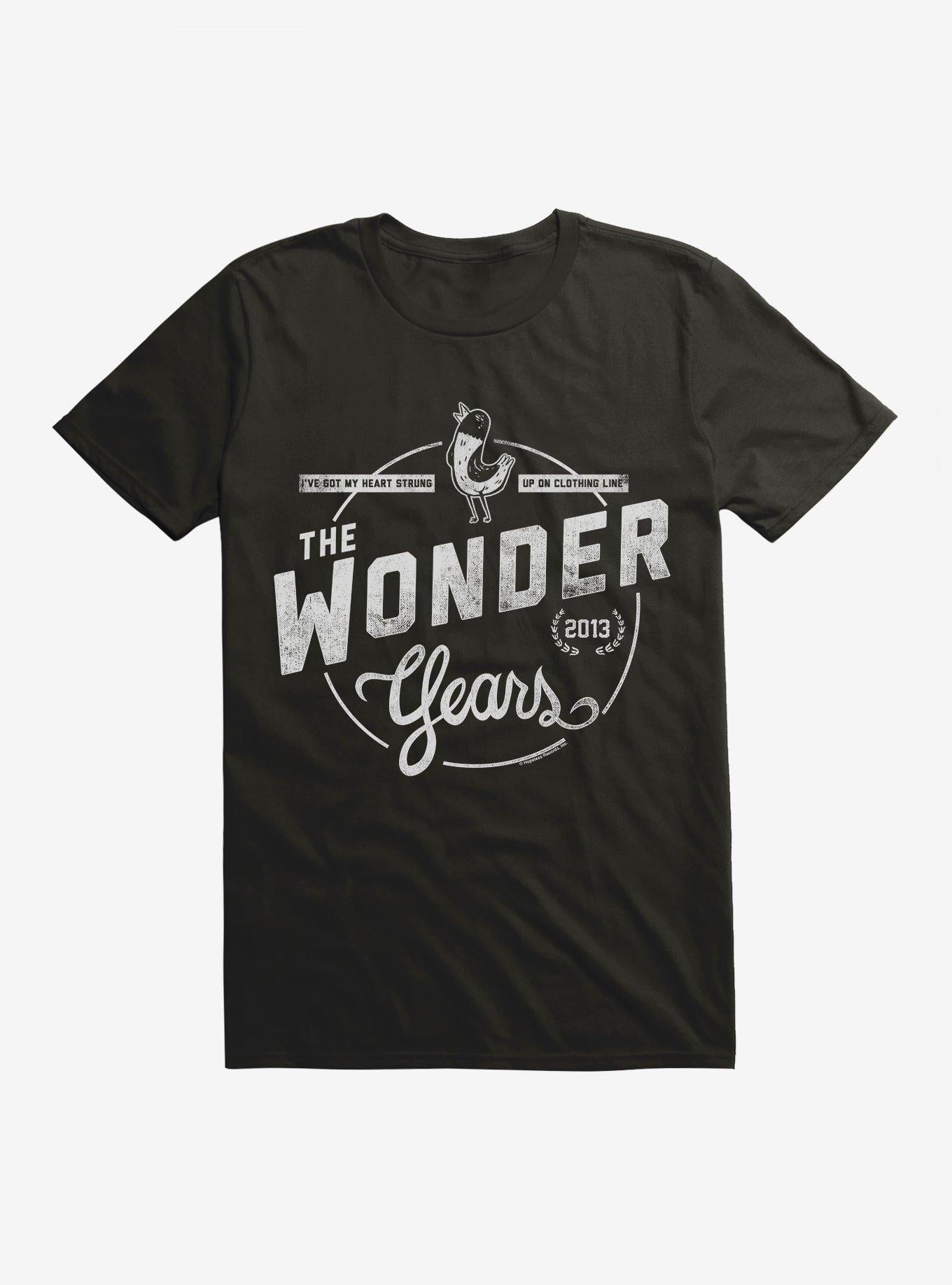 The Wonder Years Heart Strung Up On A Clothing Line T-Shirt | Trending Graphic Tee For Fans