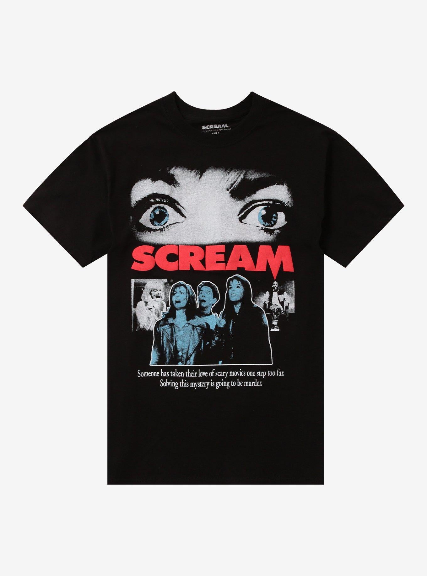 Scream Film Poster T-Shirt | Trending Graphic Tee For Fans