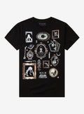 Wednesday Portraits Grid Girls T-Shirt | Trending Graphic Tee For Fans