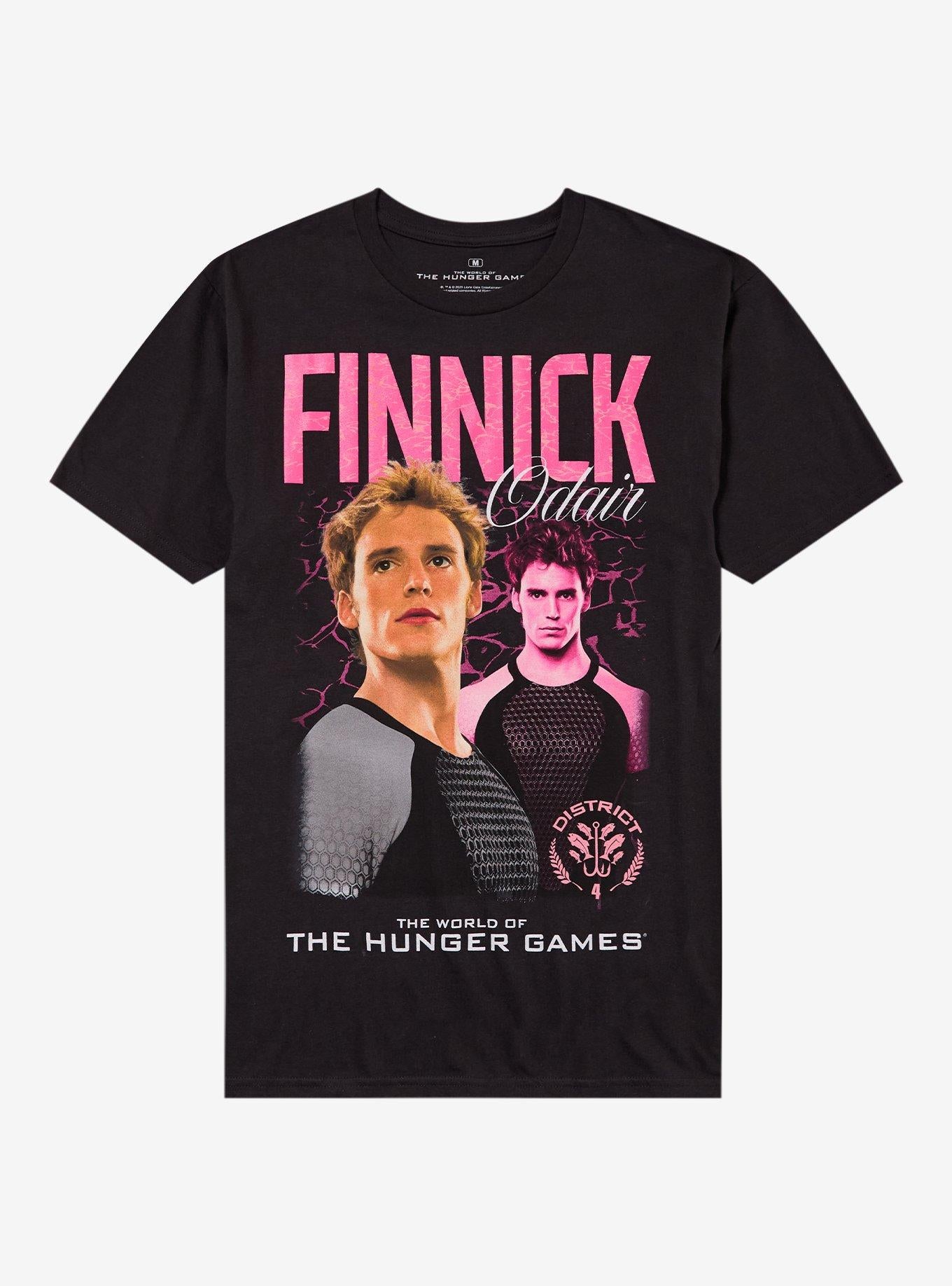 The Hunger Games Finnick Collage T-Shirt | Trending Graphic Tee For Fans