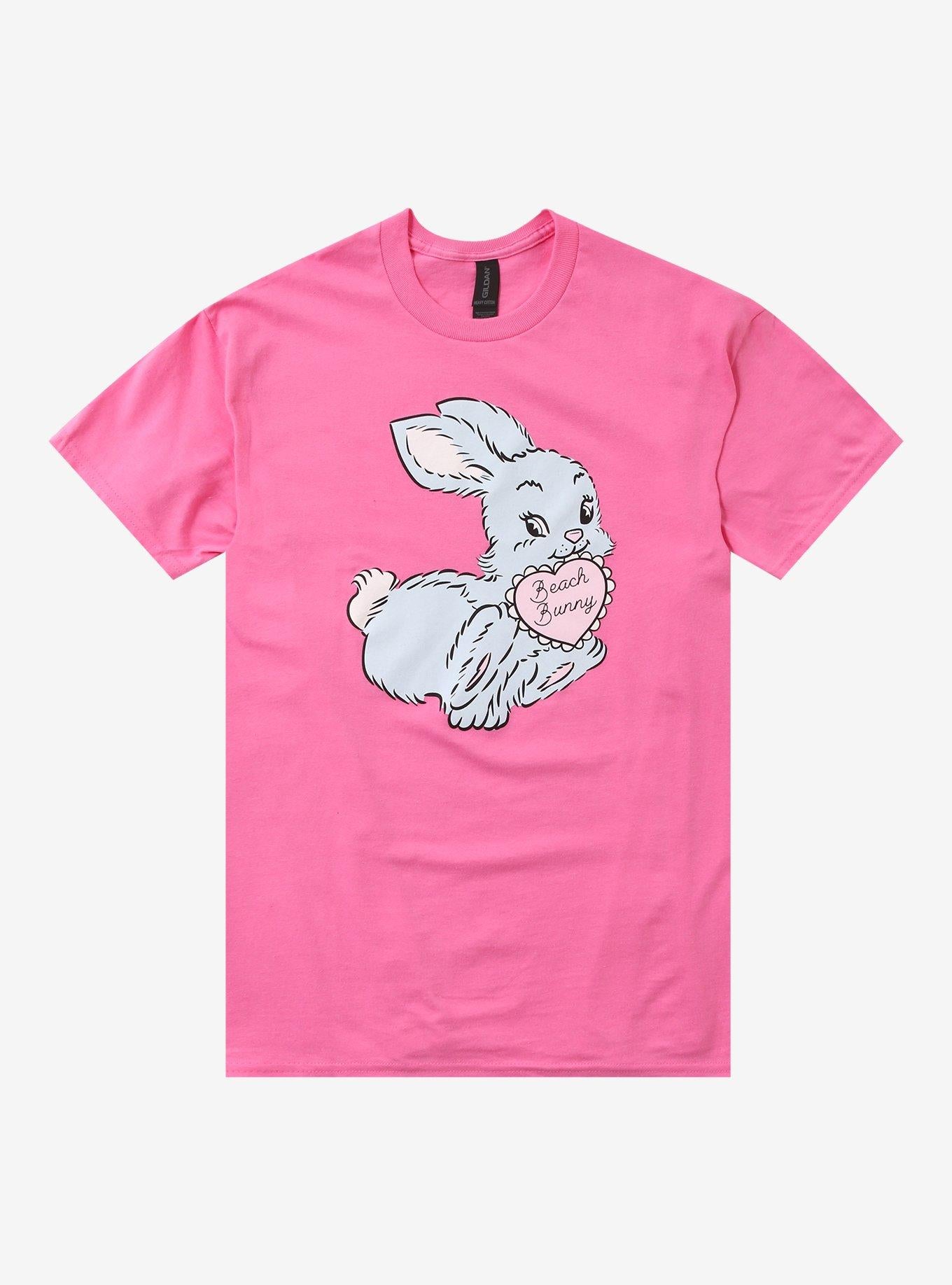 Beach Bunny Blue Bunny & Heart T-Shirt | Trending Graphic Tee For Fans