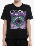 The Cure Heart Eye Crop T-Shirt | Trending Graphic Tee For Fans