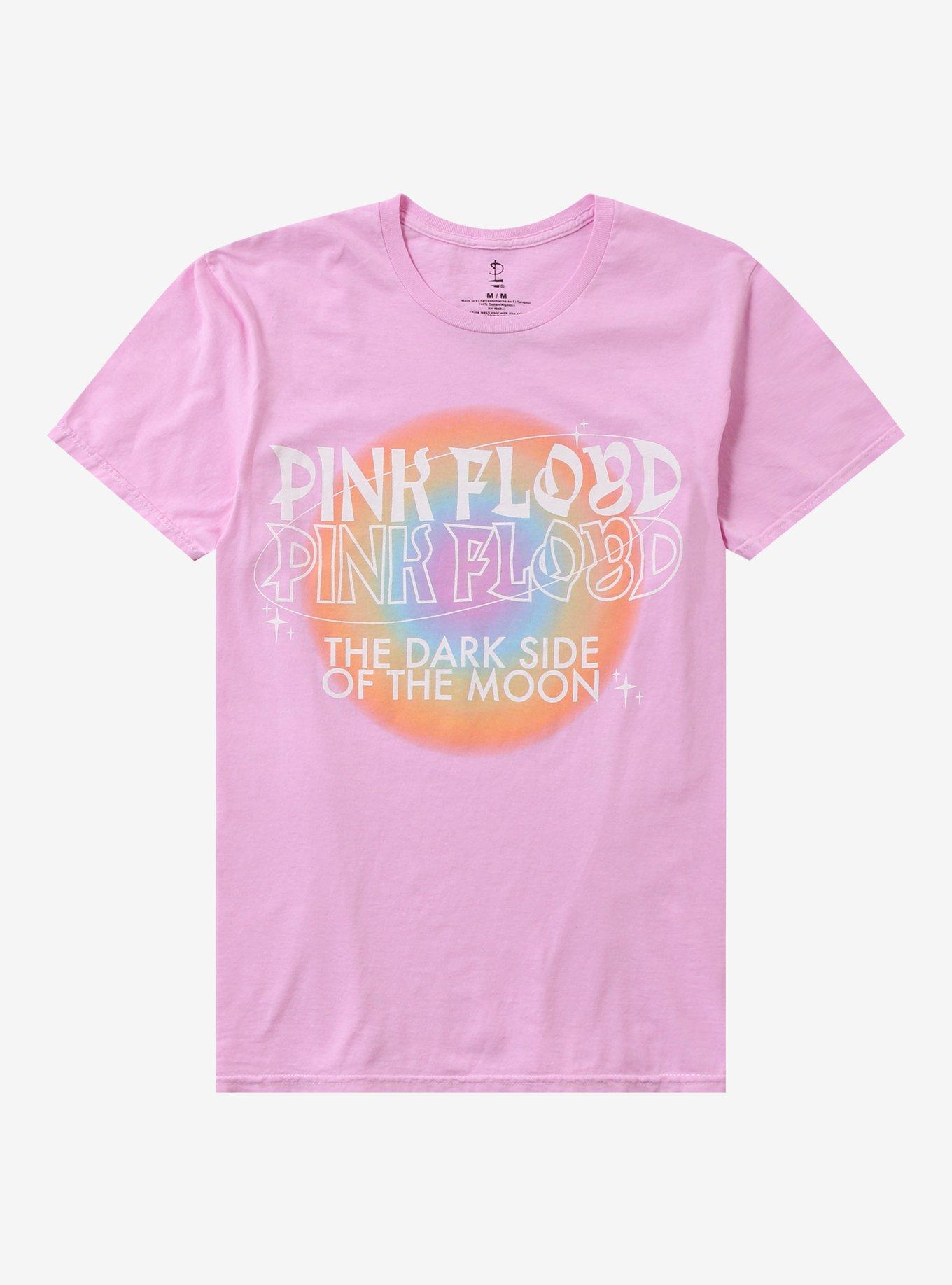 Pink Floyd The Dark Side Of The Moon Pastel Pink T-Shirt | Trending Graphic Tee For Fans