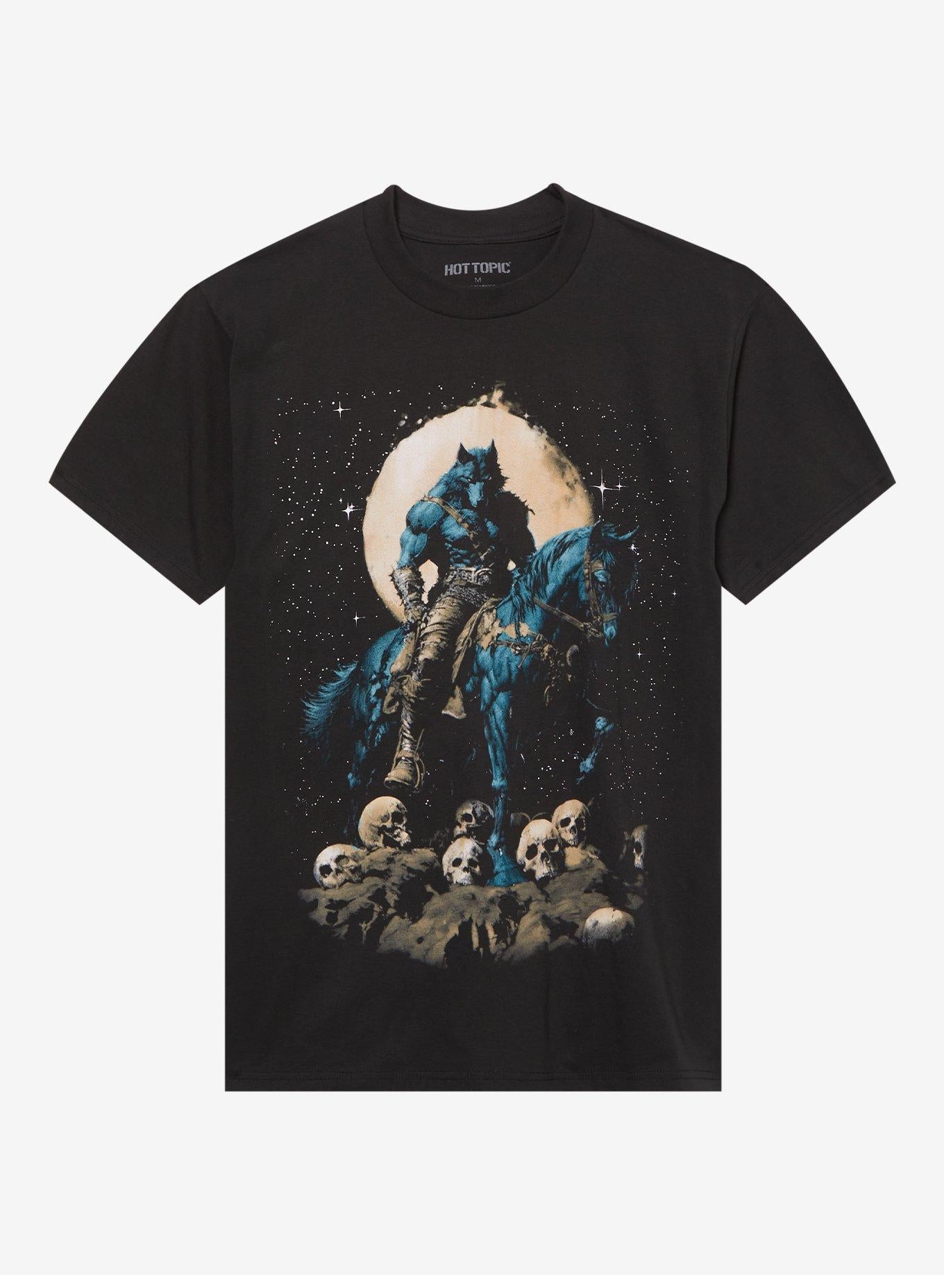 Wolf On Horse T-Shirt | Trending Graphic Tee For Fans