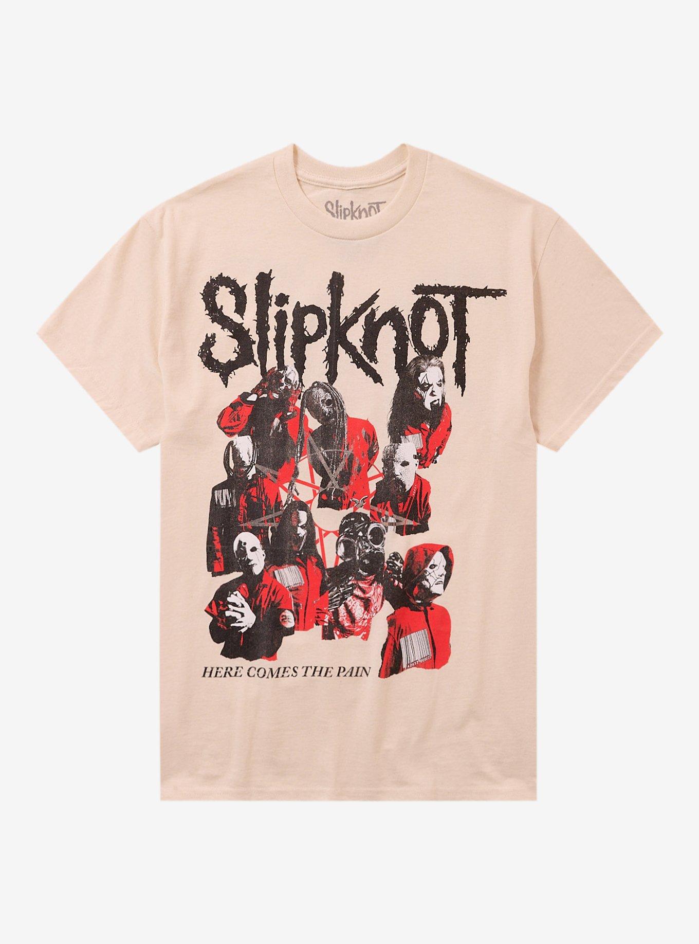 Slipknot Here Comes The Pain Two-Sided T-Shirt | Trending Graphic Tee For Fans