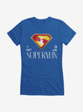 DC Comics Superman Human Upbringing Girls T-Shirt | Trending Graphic Tee For Fans