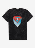 DC Comics Superman Flying Silhouette Mineral Wash T-Shirt | Trending Graphic Tee For Fans