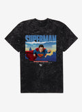 DC Comics Superman Metropolis City Of Tomorrow Mineral Wash T-Shirt | Trending Graphic Tee For Fans