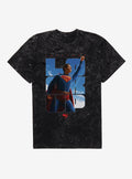DC Comics Superman Look Up Mineral Wash T-Shirt | Trending Graphic Tee For Fans
