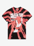 Green Day American Idiot Red & Black Tie-Dye T-Shirt | Trending Graphic Tee For Fans