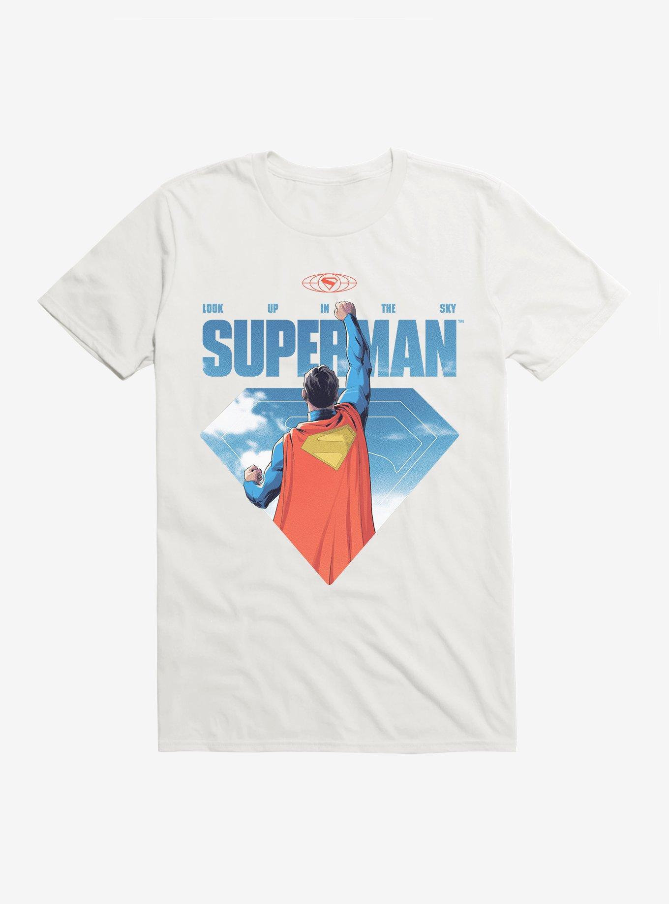 DC Comics Superman Look Up Animation T-Shirt | Trending Graphic Tee For Fans