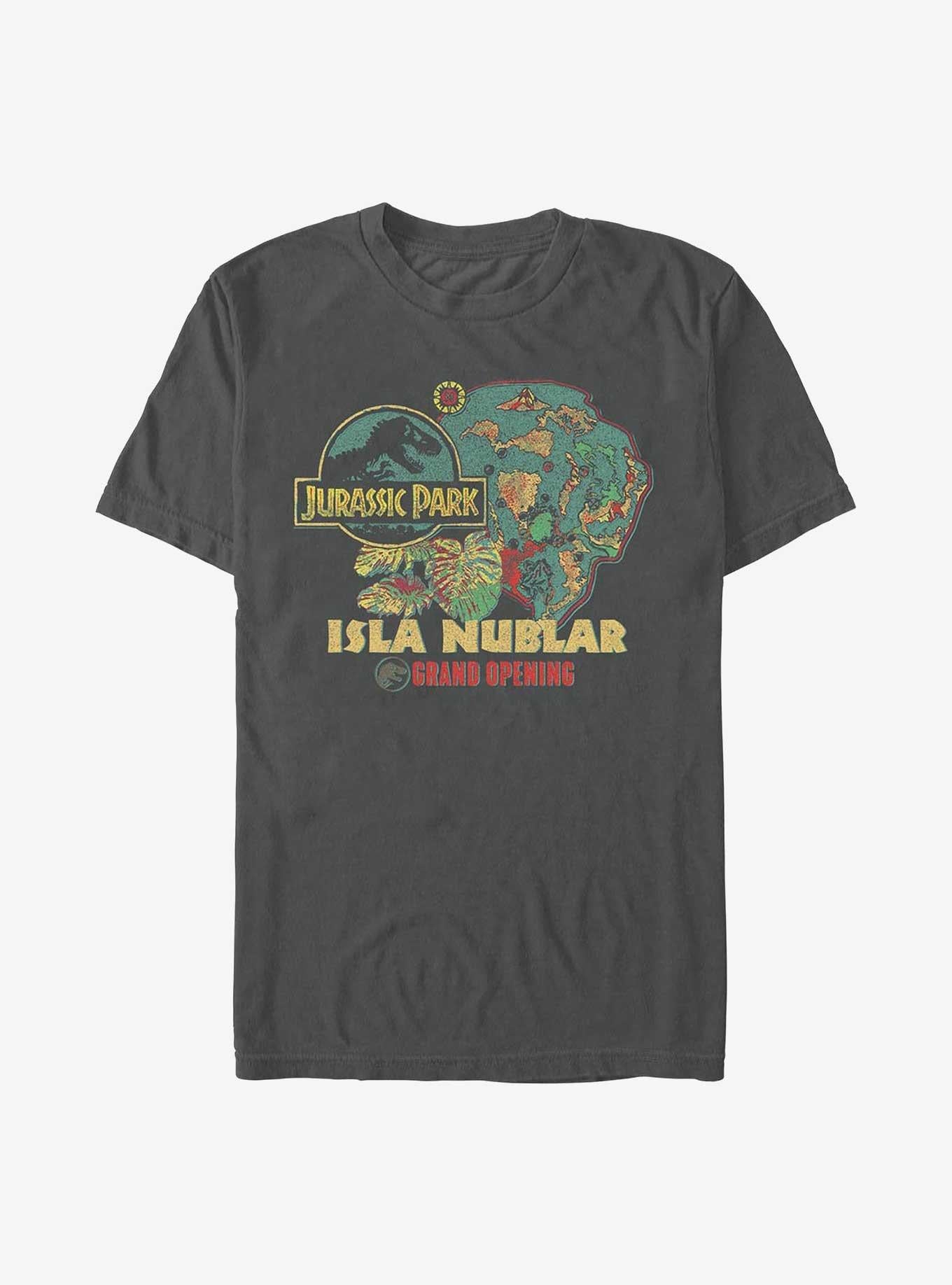Jurassic Park Isla Nublar Grand Opening Garment Dye Hot Topic Exclusive T-Shirt | Trending Graphic Tee For Fans