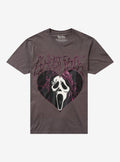 Ghost Face Heart Electric Girls T-Shirt | Trending Graphic Tee For Fans