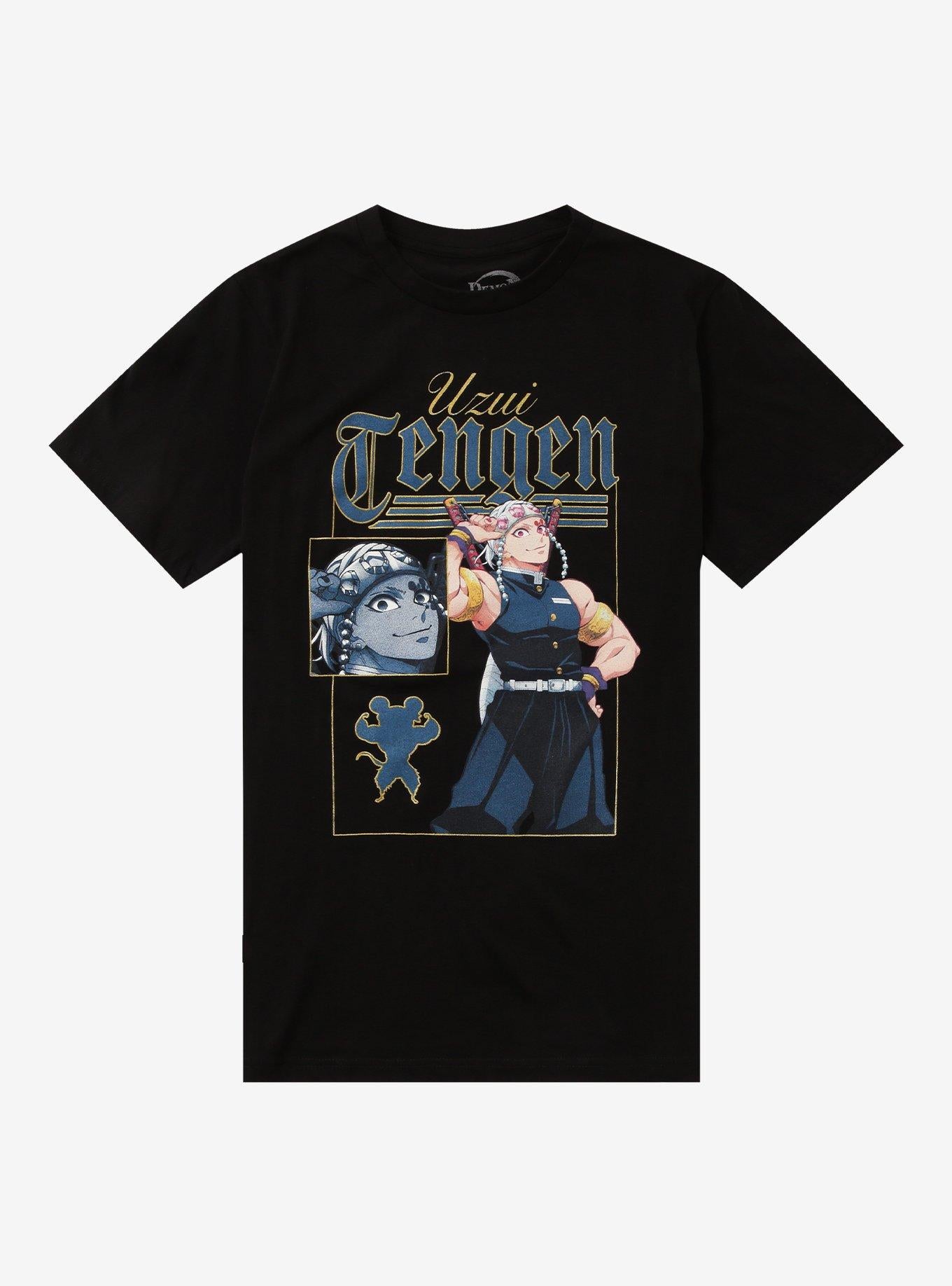 Demon Slayer Kimetsu No Yaiba Uzui Tengen Pose Girls T-Shirt | Trending Graphic Tee For Fans