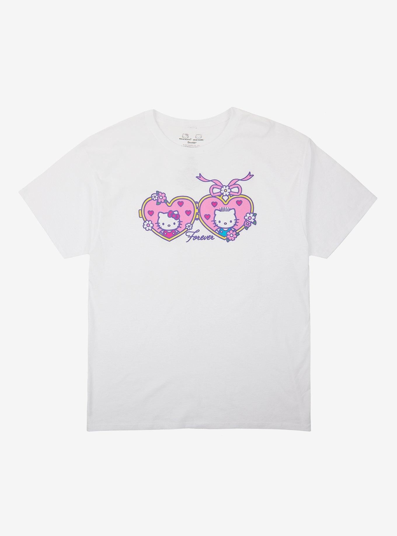 Hello Kitty & Dear Daniel Forever Locket T-Shirt | Trending Graphic Tee For Fans