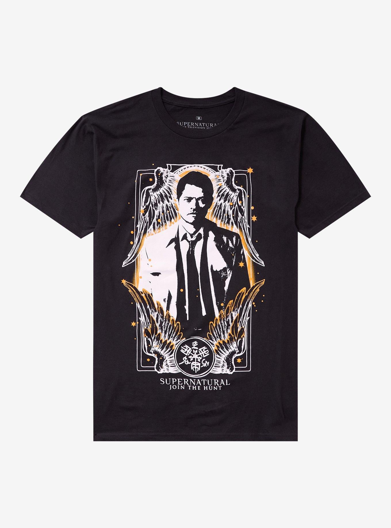 Supernatural Castiel Tarot Card T-Shirt | Trending Graphic Tee For Fans