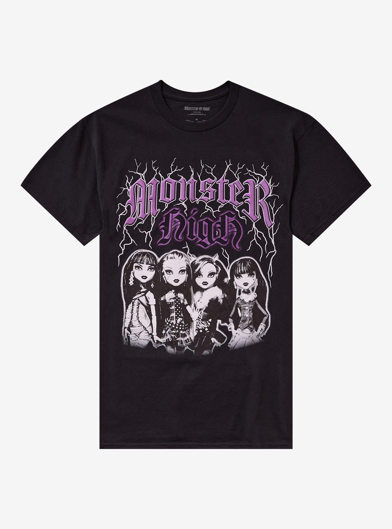Monster High Group Lightning T-Shirt | Trending Graphic Tee For Fans