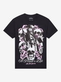 Disney Pirates Of The Caribbean Jack Sparrow Skulls & Roses T-Shirt | Trending Graphic Tee For Fans