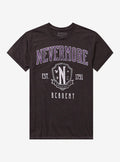 Wednesday Nevermore Academy Varsity T-Shirt | Trending Graphic Tee For Fans