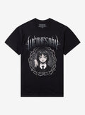 Wednesday Cartoon Portrait T-Shirt | Trending Graphic Tee For Fans