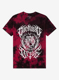 Parkway Drive Crest Red & Black Cloud Wash T-Shirt | Trending Graphic Tee For Fans
