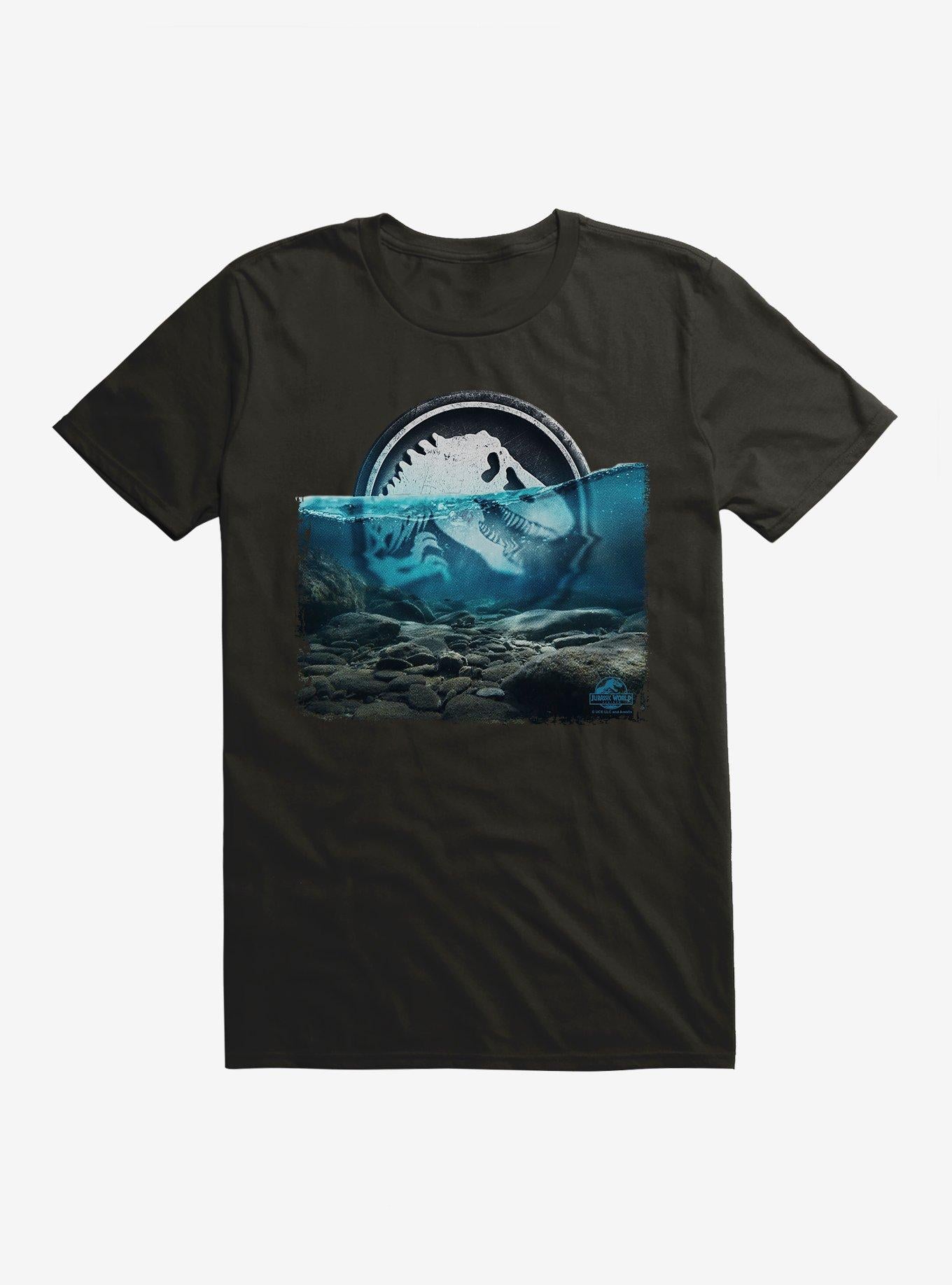 Jurassick World Rebirth Under Water Logo T-Shirt | Trending Graphic Tee For Fans