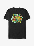 Squid Game Piggy Bank Labyrinth Collage T-Shirt | Trending Graphic Tee For Fans