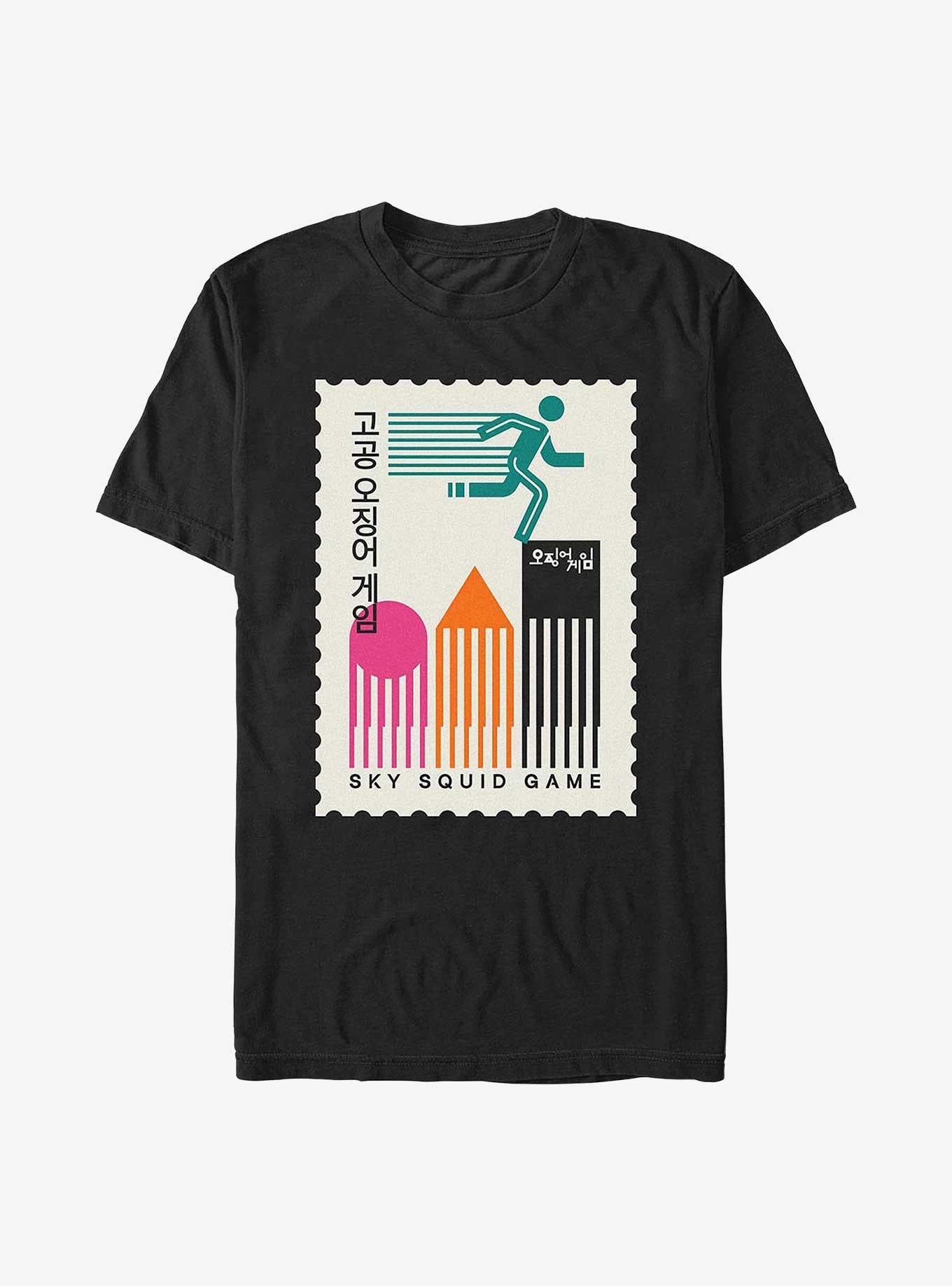 Squid Game Sky Squid Game Stamp T-Shirt | Trending Graphic Tee For Fans