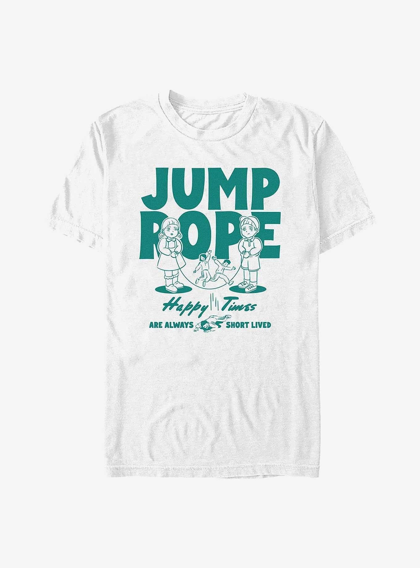 Squid Game Jump Rope Happy Times T-Shirt | Trending Graphic Tee For Fans