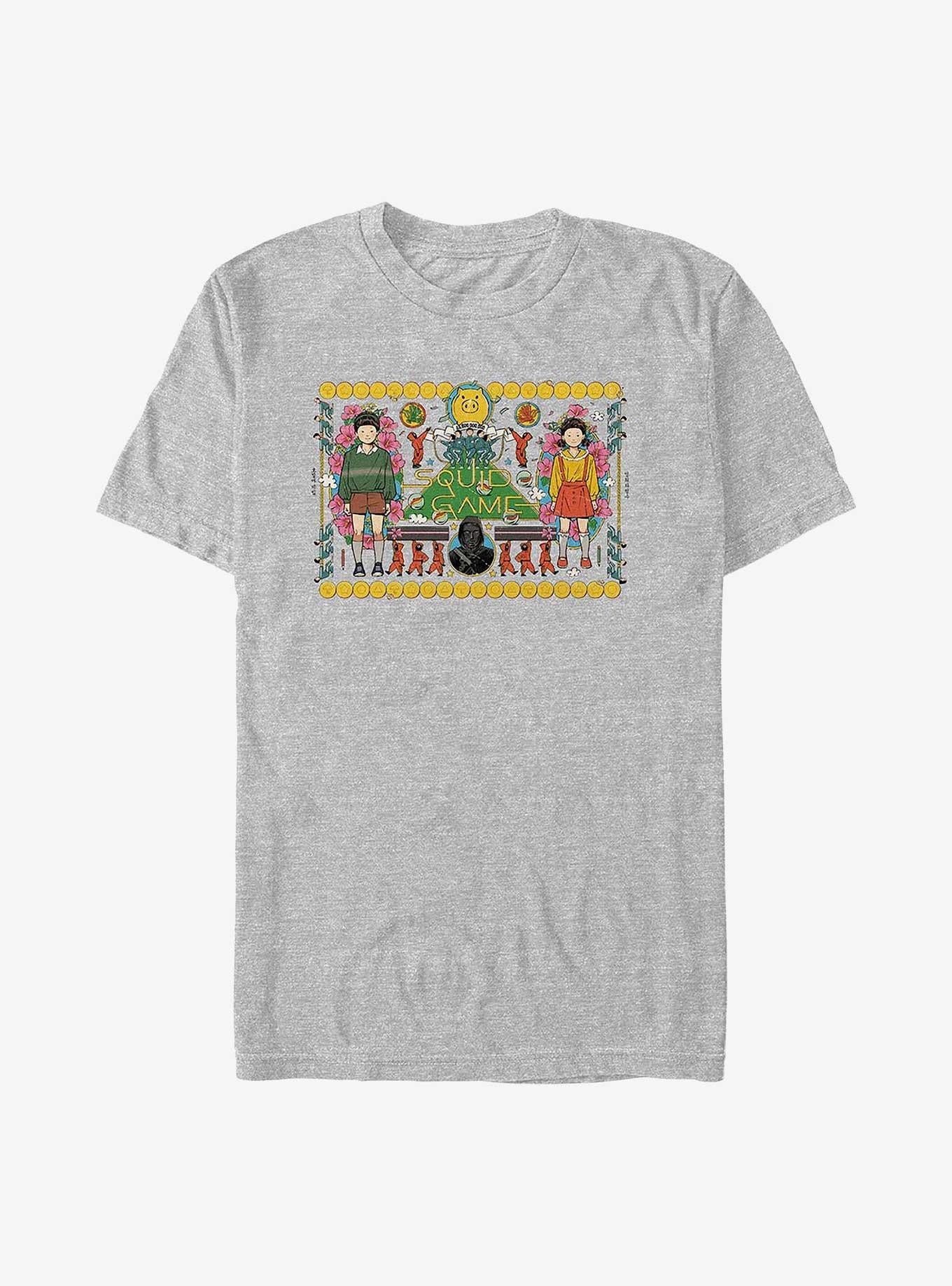 Squid Game Collage Frame T-Shirt | Trending Graphic Tee For Fans