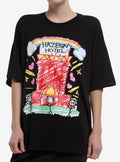 Hazbin Hotel Charlie Doodles Oversized T-Shirt | Trending Graphic Tee For Fans