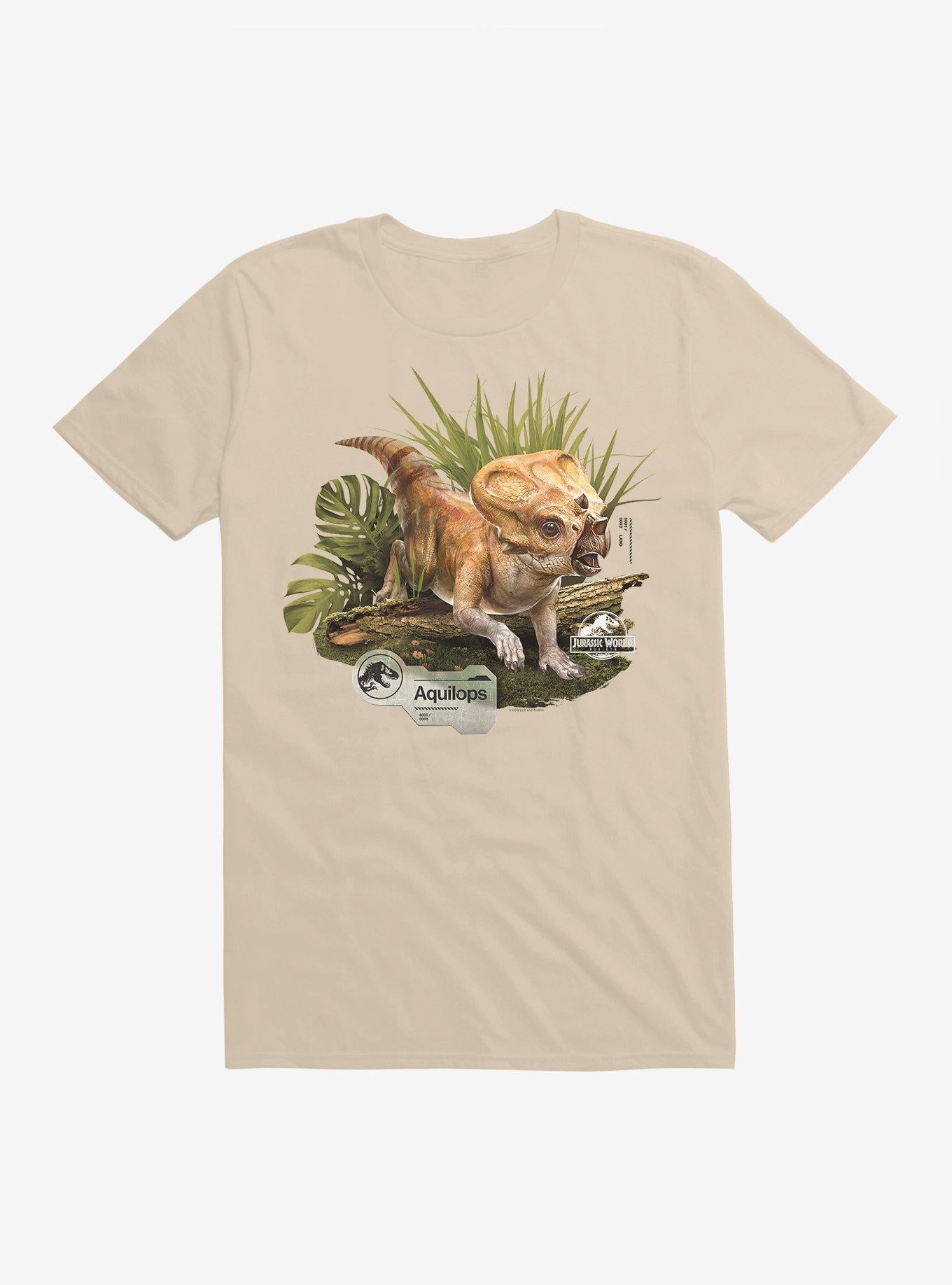 Jurassic World Rebirth Aquilops T-Shirt | Trending Graphic Tee For Fans