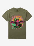 Avenged Sevenfold Deathbat Lightning Two-Sided T-Shirt | Trending Graphic Tee For Fans