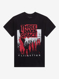 Three Days Grace Alienation Figures T-Shirt | Trending Graphic Tee For Fans