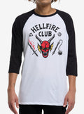 Stranger Things Hellfire Club Raglan T-Shirt | Trending Graphic Tee For Fans