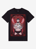 WWE CM Punk Tarot Card By Sketch & Scythe T-Shirt | Trending Graphic Tee For Fans