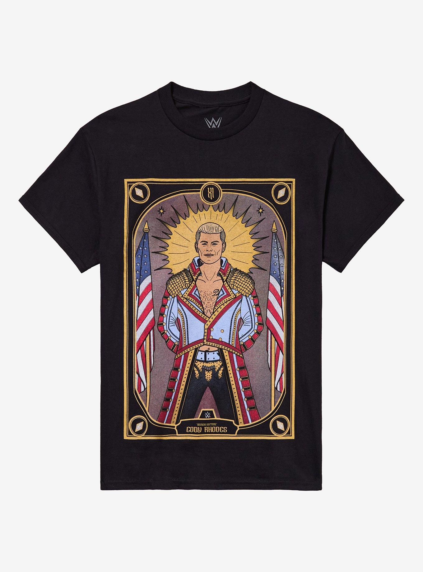 WWE Cody Rhodes Tarot Card By Sketch & Scythe T-Shirt | Trending Graphic Tee For Fans